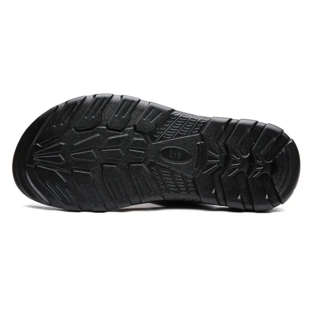 Luxury Look Leather Orthopedic Slides for Men – view 2