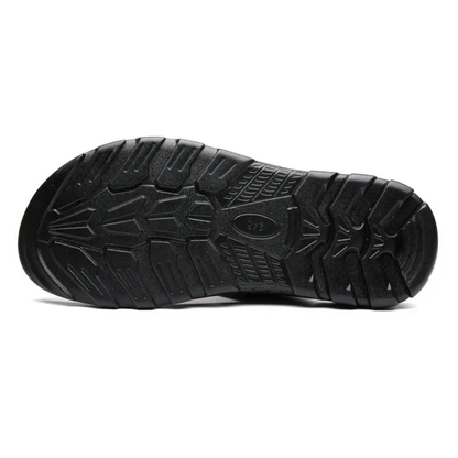 Luxury Look Leather Orthopedic Slides for Men – view 2