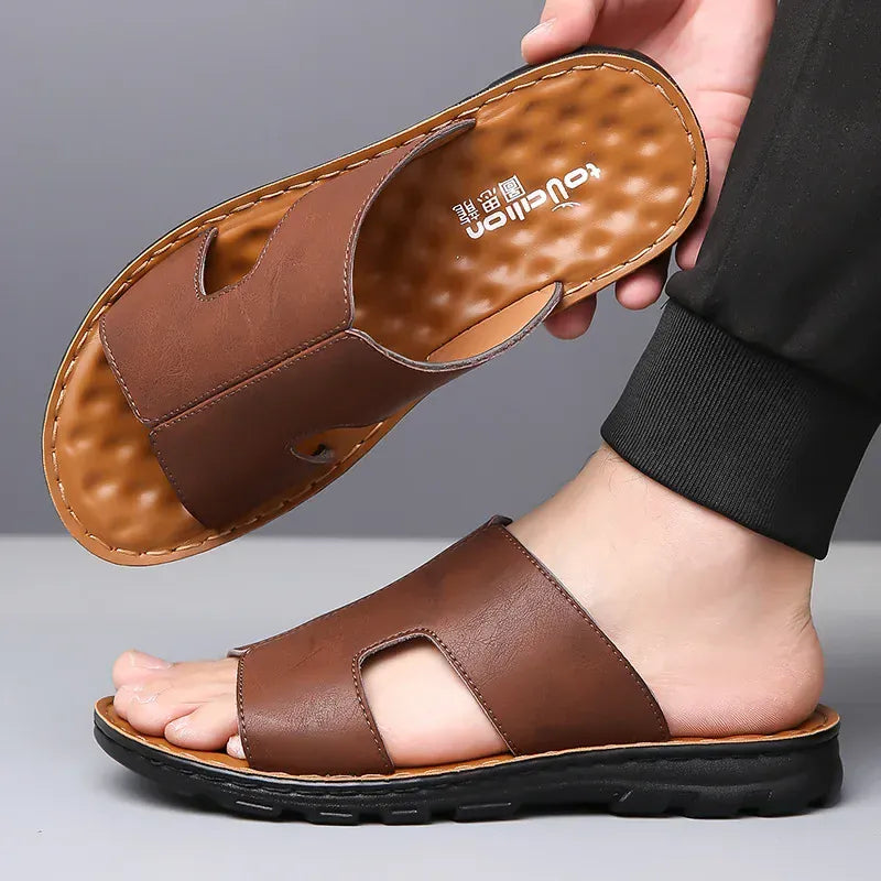 Claquette Orthopédique Homme en Cuir Responsable