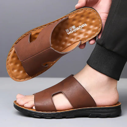 Claquette Orthopédique Homme en Cuir Responsable