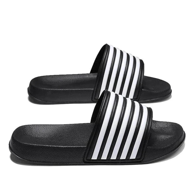 Striped Strap Flexible Orthopedic Slides for Men