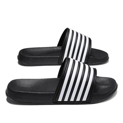 Striped Strap Flexible Orthopedic Slides for Men