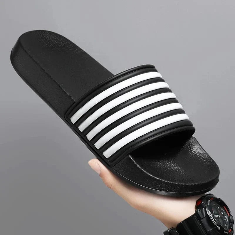 Striped Strap Flexible Orthopedic Slides for Men – view 5