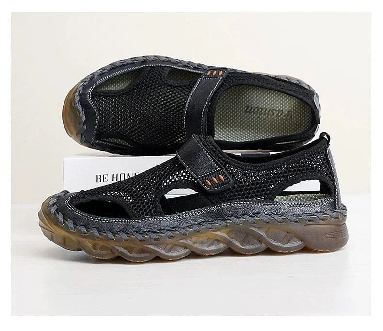 Casual Mesh Non Slip Breathable Orthopedic Slides for Men – view 2