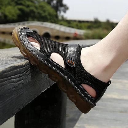 Casual Mesh Non Slip Breathable Orthopedic Slides for Men – view 9