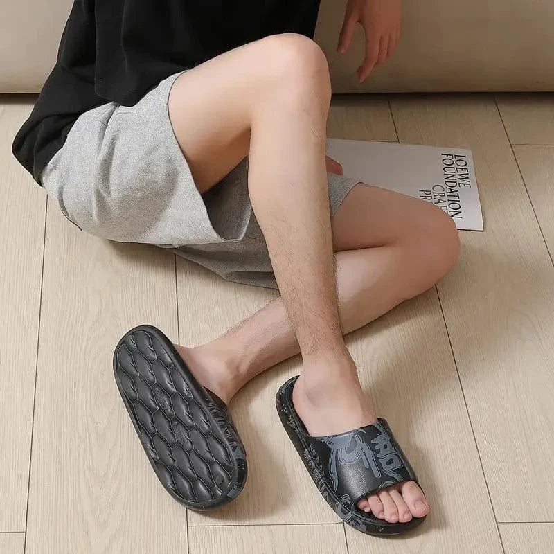 Thick Sole Non Slip Orthopedic Slides for Men – view 5