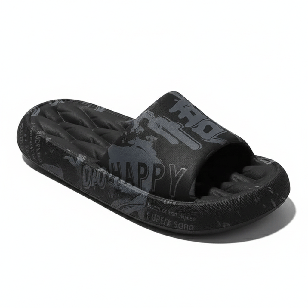 Thick Sole Non Slip Orthopedic Slides for Men