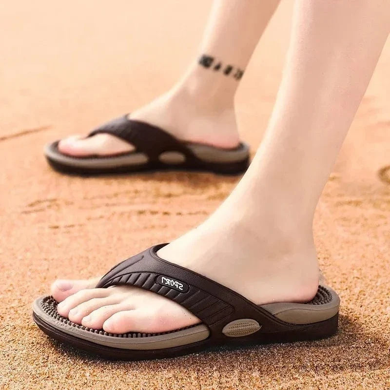 Massaging Orthopedic Slides with Arch Support for Men – view 8