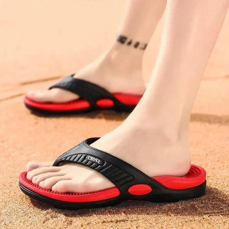 Massaging Orthopedic Slides with Arch Support for Men – view 5