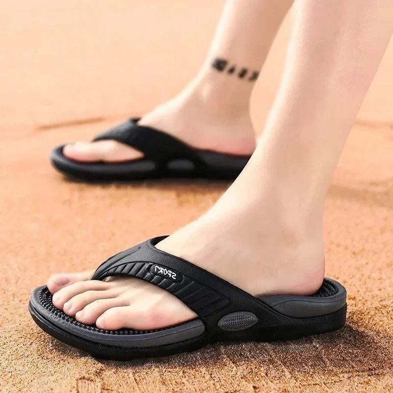 Massaging Orthopedic Slides with Arch Support for Men – view 2