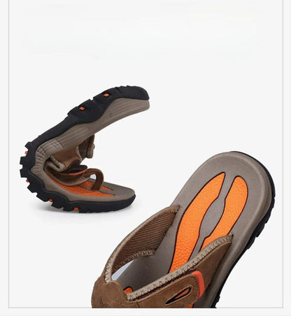 Wide Strap Beach Non Slip Orthopedic Slides for Men – view 2