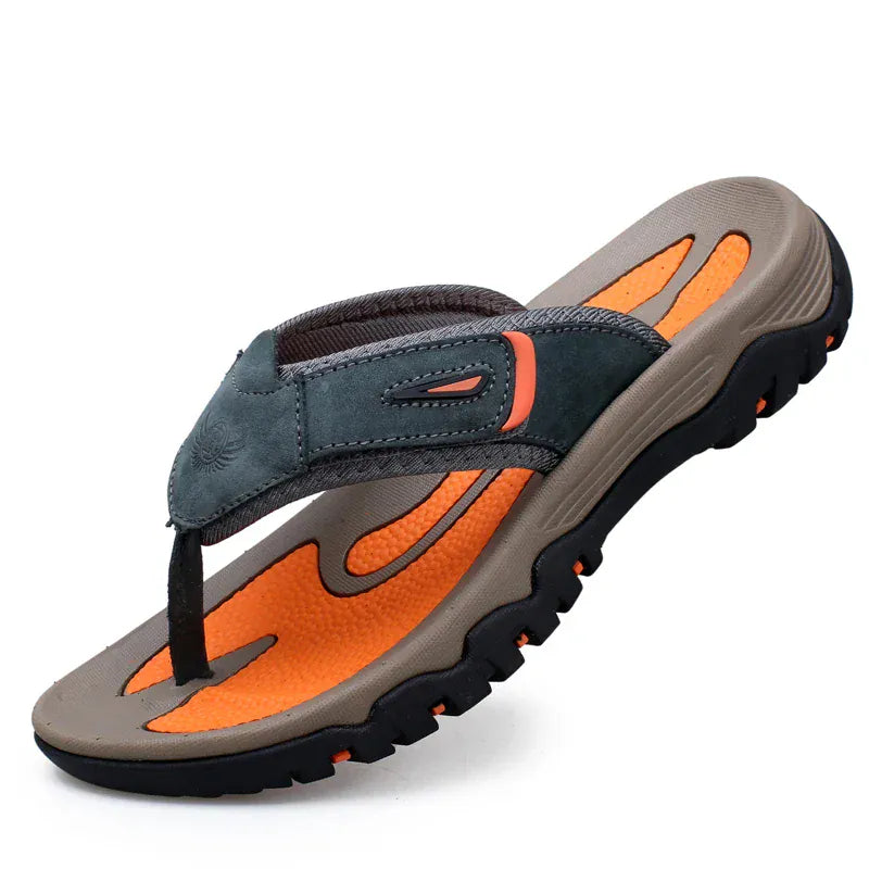 Wide Strap Beach Non Slip Orthopedic Slides for Men – view 11