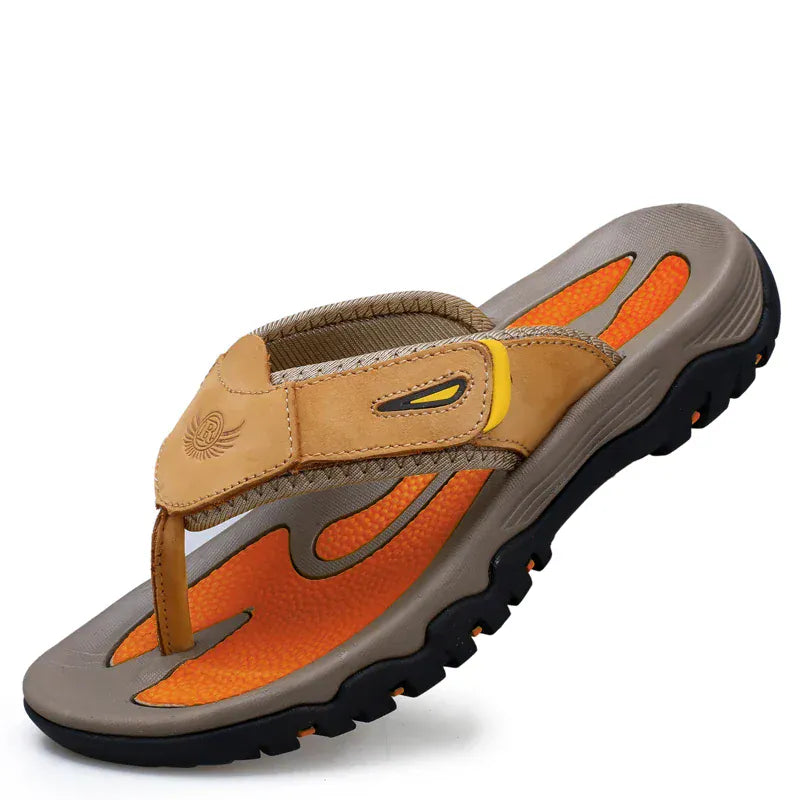Wide Strap Beach Non Slip Orthopedic Slides for Men – view 10