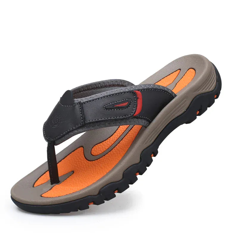 Wide Strap Beach Non Slip Orthopedic Slides for Men – view 9