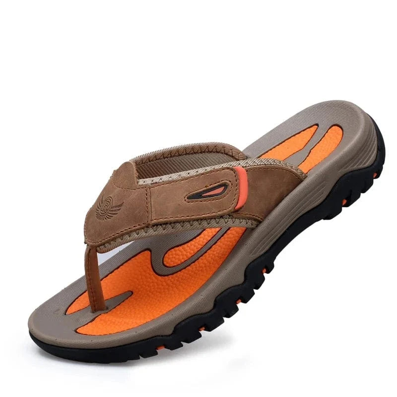Wide Strap Beach Non Slip Orthopedic Slides for Men