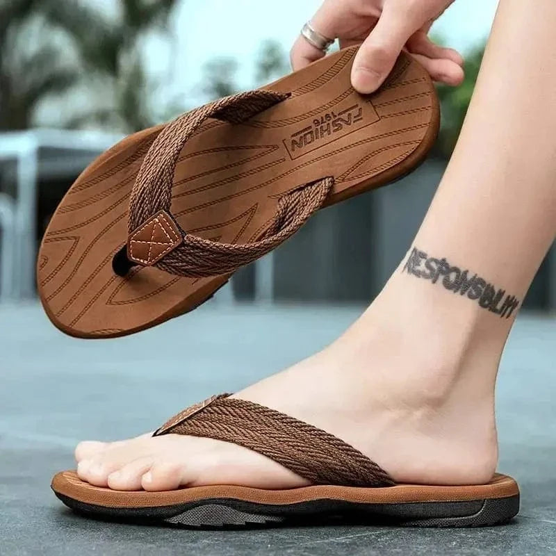 Dual-Material Summer Orthopedic Slides for Men – view 6