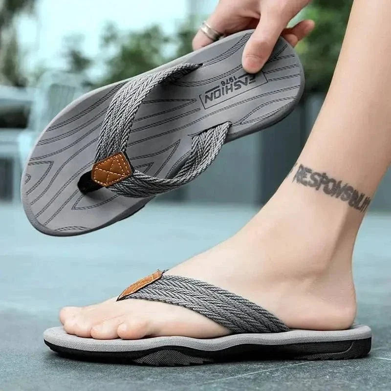 Dual-Material Summer Orthopedic Slides for Men – view 4