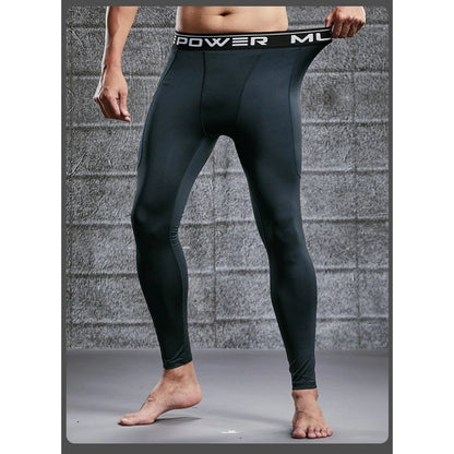 Stretch Athletic Compression Leggings for Men – view 13