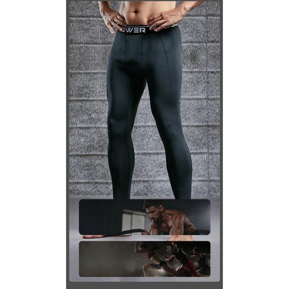 Stretch Athletic Compression Leggings for Men – view 11