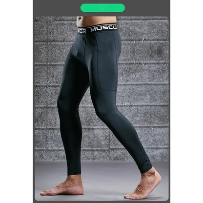 Stretch Athletic Compression Leggings for Men – view 12