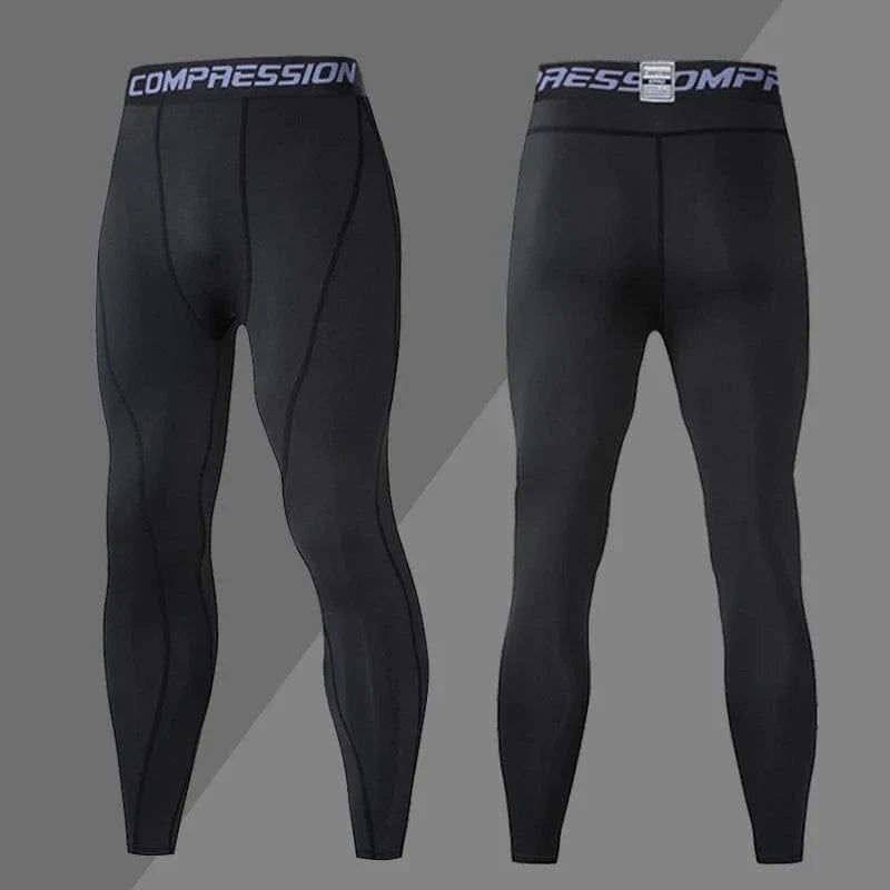 Stretch Athletic Compression Leggings for Men – view 23