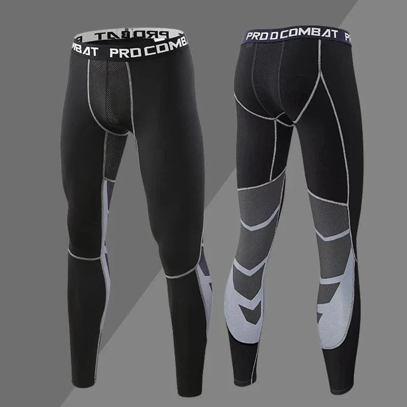 Stretch Athletic Compression Leggings for Men – view 22