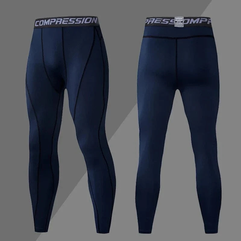Stretch Athletic Compression Leggings for Men – view 26