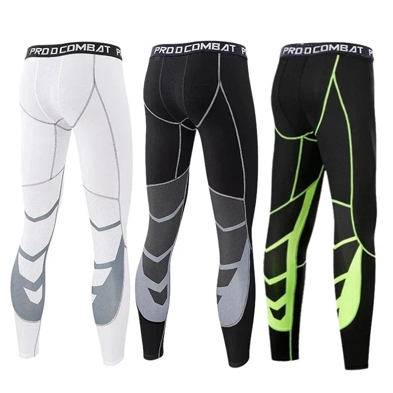 Stretch Athletic Compression Leggings for Men – view 4