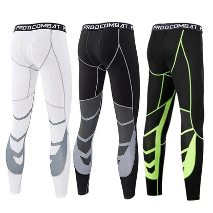 Stretch Athletic Compression Leggings for Men – view 4