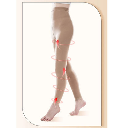 Footless High-Waist Compression Tights for Women – view 5