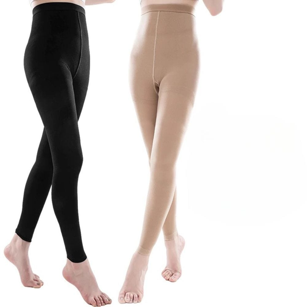 Footless High-Waist Compression Tights for Women – view 7