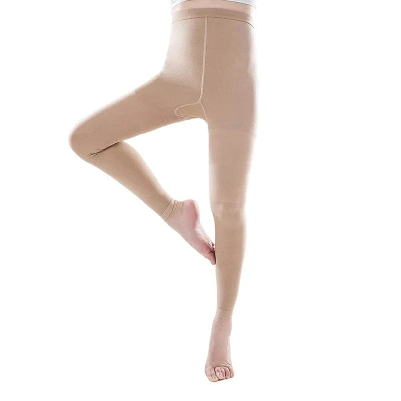 Footless High-Waist Compression Tights for Women – view 9