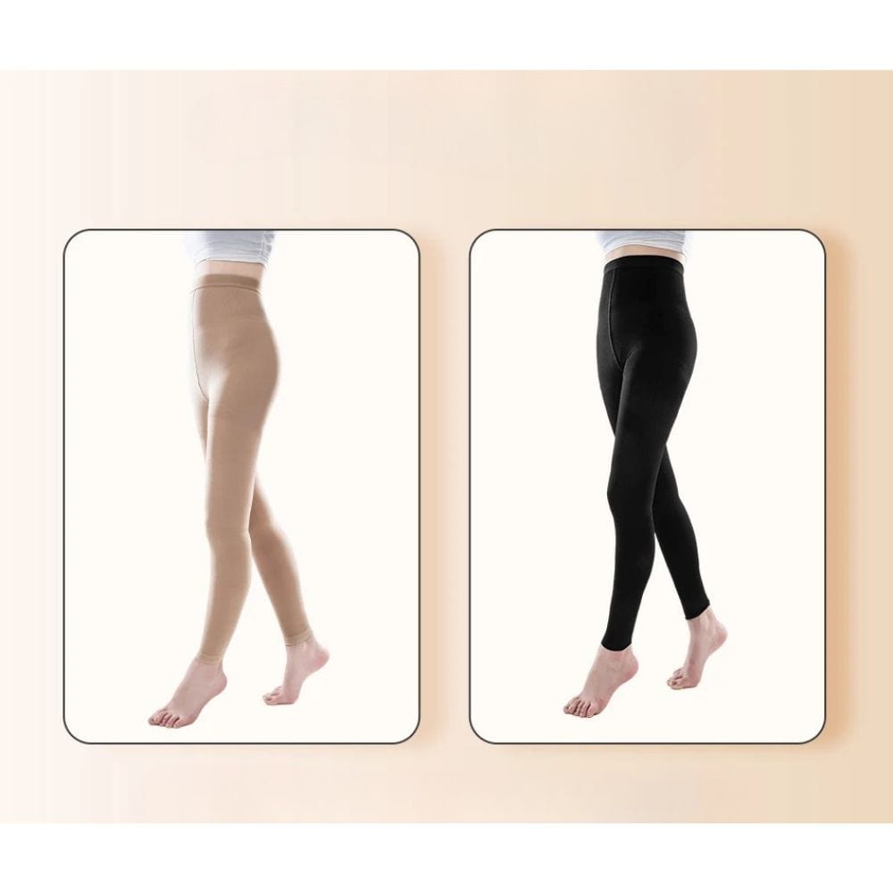 Footless High-Waist Compression Tights for Women – view 2
