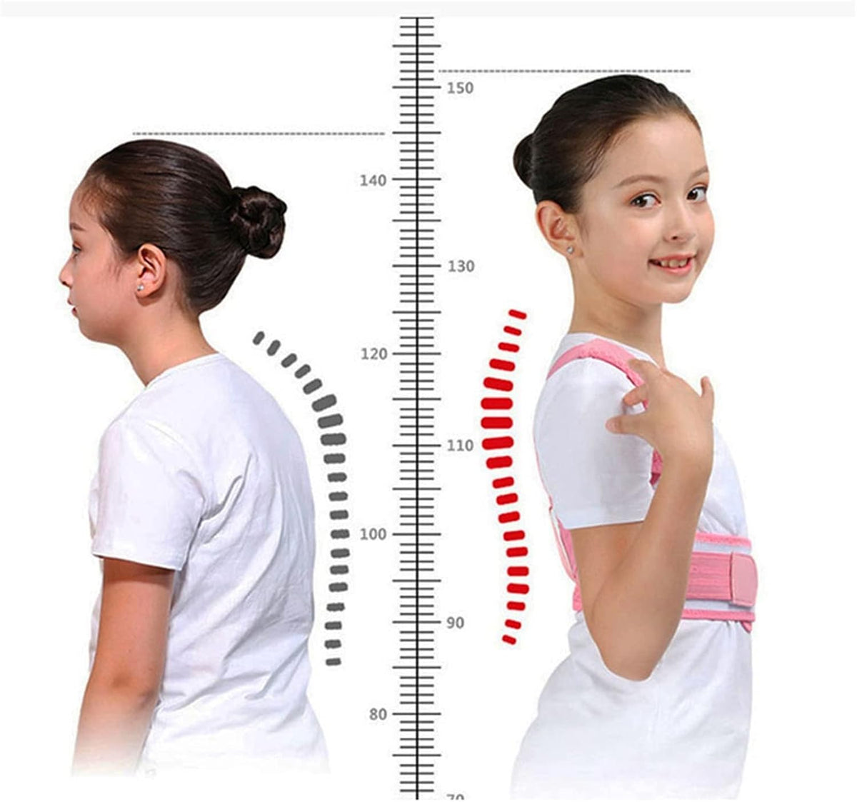 Corrective Posture Corrector for Kids in Pink or Blue – view 7