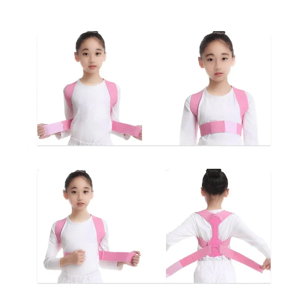 Corrective Posture Corrector for Kids in Pink or Blue – view 3