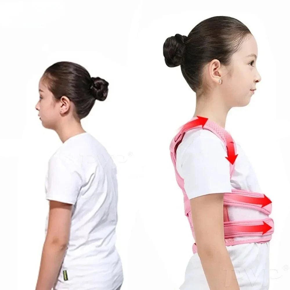 Soft Adjustable Posture Corrector for Kids – view 3