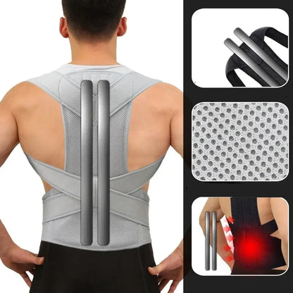 Adjustable Posture Corrector for Upper and Lower Back – view 3