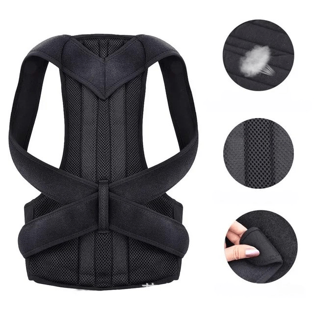 Adjustable Posture Corrector for Men with Support Bars – view 3