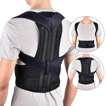 Adjustable Posture Corrector for Men with Support Bars