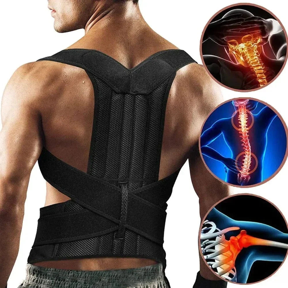 Adjustable Posture Corrector for Men with Support Bars – view 5