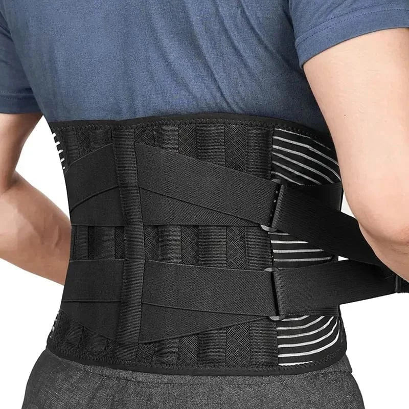 Breathable Mesh Back Brace with Elastic Straps