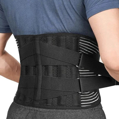 Breathable Mesh Back Brace with Elastic Straps