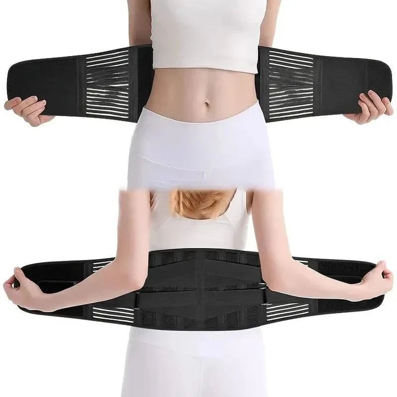 Breathable Mesh Back Brace with Elastic Straps – view 3