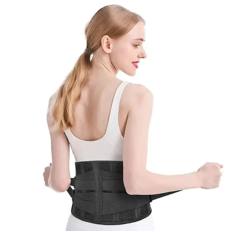 Breathable Mesh Back Brace with Elastic Straps – view 4