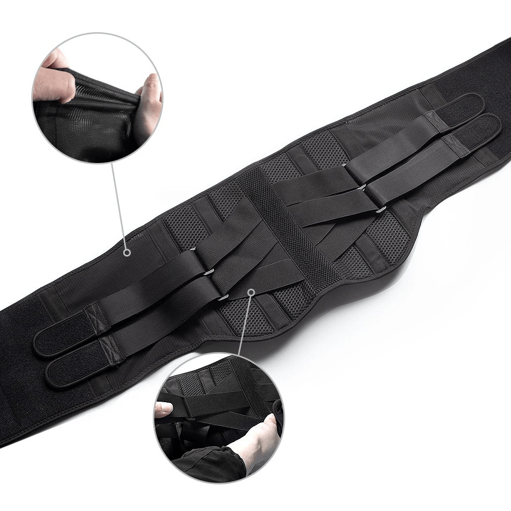 Lumbar Support Brace with 3D Pads and Aluminum Stays – view 4