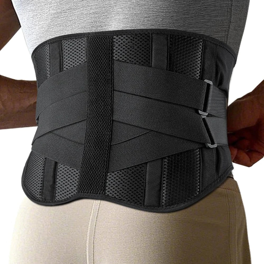 Lumbar Support Brace with 3D Pads and Aluminum Stays – view 7