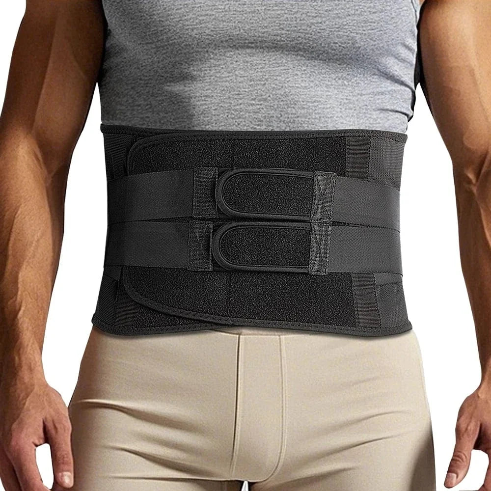 Lumbar Support Brace with 3D Pads and Aluminum Stays – view 2