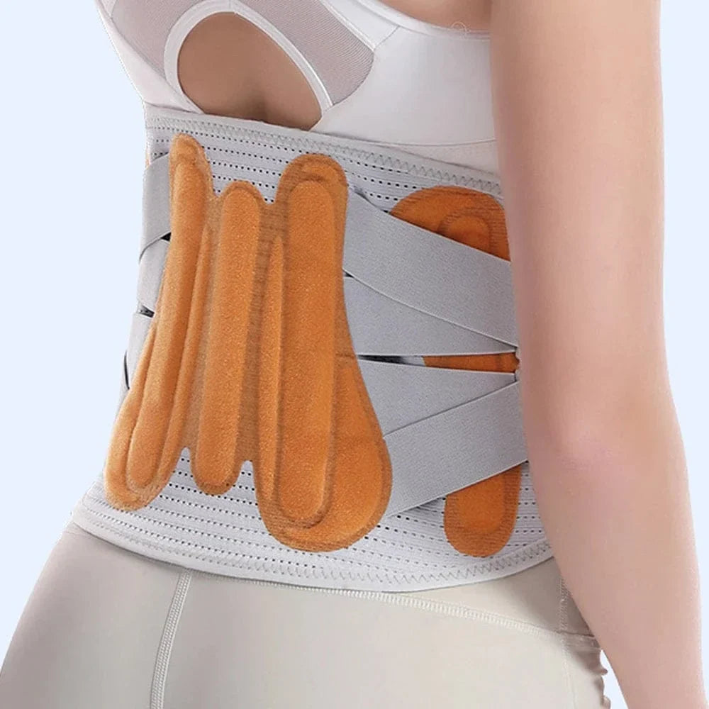 Adjustable Back Brace for Spine with Foam Inserts – view 4