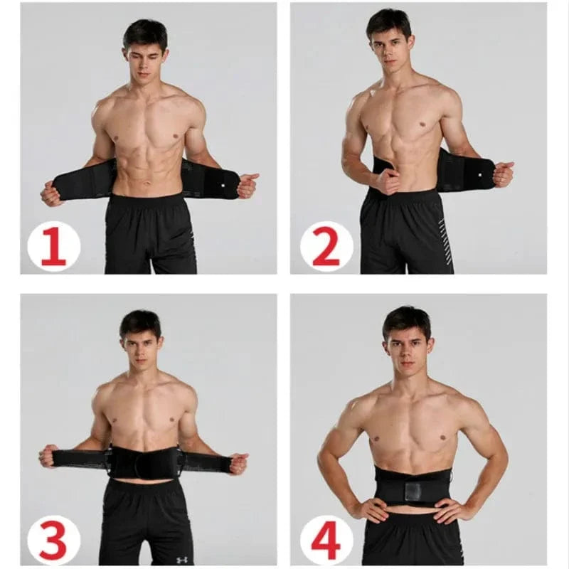 Comfortable Back Brace with Support Bars for Lower Back – view 6