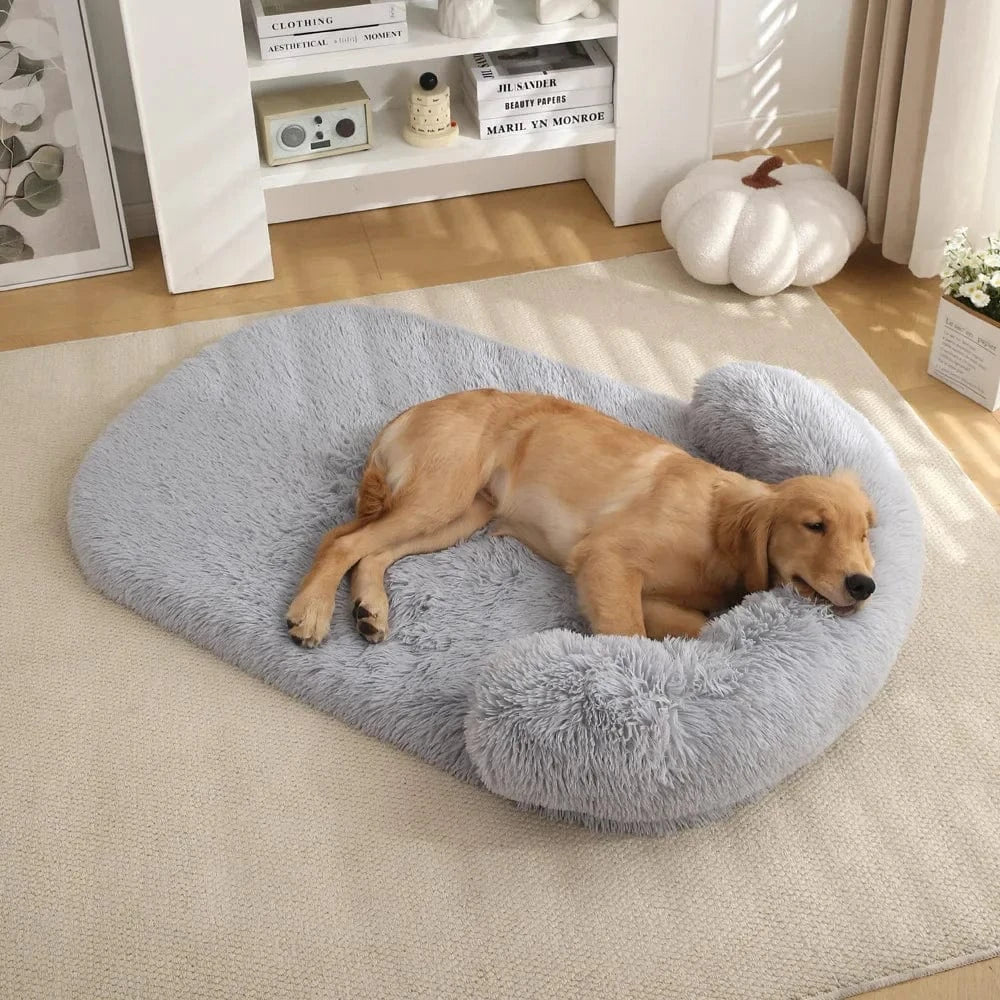 Egg Crate Foam Waterproof Orthopedic Dog Bed with Pillow – view 2